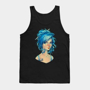 Blue bird Tank Top